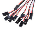 10pcs 50cm Length Male to Female Servo Extension Lead Wire Cable for RC HVLs FT