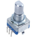 20-point shaft Detents encoder and 360 degree rotary with push button Blue +I8M3