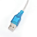1m USB to RS232 Serial 9Pin DB9 Female Converter Adapter Cable XP Win7 8 ES
