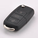 3 Button Wear Resistant Fob Car Portable Practical Dustproof Folding Key Shell