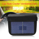 Solar Powered Car Window Air Vent Cooling Fan Ventilation Cooler Radiator
