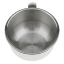 Stainless Steel Shaving Mug Bowl Cup With Handle for Men Barber Shave Brushes