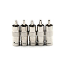 5PCS BNC Female TO RCA Male Plug COAX Adapter Connector Parts OH