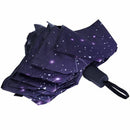 Stars Three-folding Umbrella Rainy Sunny Parasol Vinyl Anti-UV Umbrella Wom Z1Y3