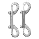 10pcs Double Ended Snap Hook Metal Snaps Hooks Clips Snap Key Holder Security