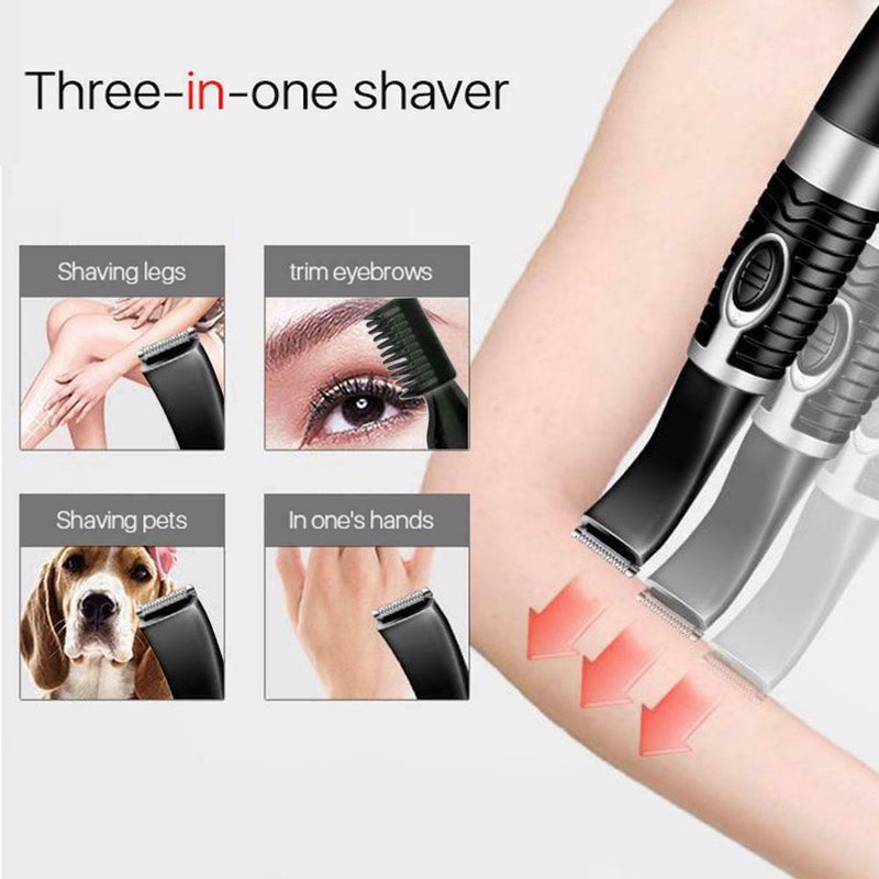 Professional Women Shaver Bikini Epilator Eyebrow Body Hair Removal Trimmer
