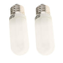 2Pcs JDD Flash Modeling Lamp E27 250w Strobe Bulb Frosted Halogen Light