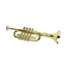 Kids Plastic Trumpet with 3 Colored Keys for Early Developmental Music Educ F5M6