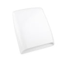 White Car SUV Air Flow Intake Hood Scoop Vent Bonnet Decorative Cell Cover Trim