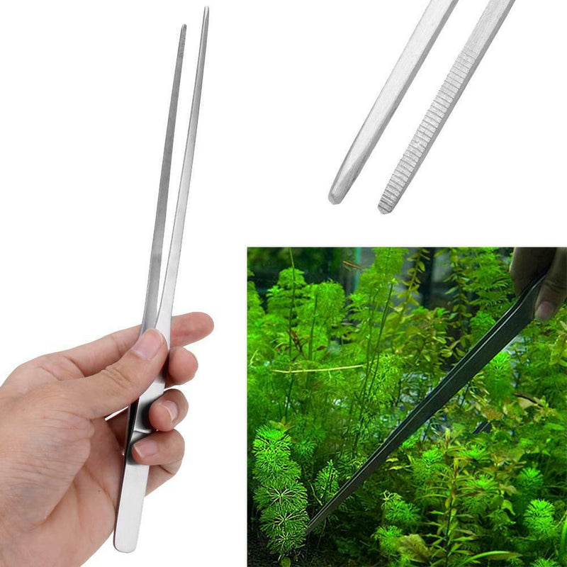 Universal 27CM Aquarium Plant Shrimp Reef Tank Straight Tweezer Straight A