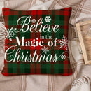 Christmas Pattern Linen Pillowcase Soft Throw Pillow Case Sofa Cushion (5)
