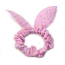 10pcs Cute Women Girls Rabbit Ear Hair Bow Tie Bands Ponytail Holder Mix JKB