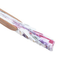 Bamboo Flower Printed Japanese Style Foldable Hand Held Fan Gift Decor