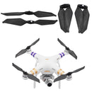 4x Carbon Fiber 9455 Foldable Low Noise Propellers For DJI Phantom 3 Pro/Adv/SE
