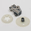 2 Sets Oil Pump Gasket Worm Gear Spur Wheel Fits for Stihl 038 048 380 381 Lawn