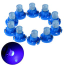 10x T3 led bulb instrument dash dashboard gauge base lamp light blue NTA FT