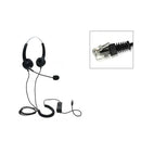 RJ9 Headset With Microphone Adjustable Headband Telephone For Call Center