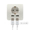 10A Charging Panel Household USB Port Wall Socket EU Plug Electric Socket
