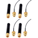 4Pcs For Lora Antenna 868-915Mhz,U.Fl Ipex To Sma Connector Pigtail Antenna F7B4