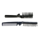 2x Lovely Multifunction Foldable Pocket Travel Hairbrush Massage Scalp Comb