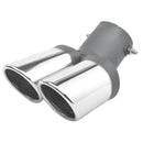 Automobile Universal Stainless Steel Double Row One Minute Two Exhaust Pipe