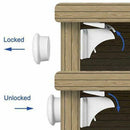 1Set Invisible Child Safety Magnetic Lock Baby Pet Drawer Cupboard Proof P6K5
