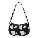 Cow Milk Printed Women Handbag Tote Female Casual Underarm Shoulder Bag (3)