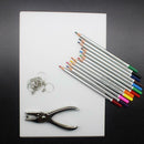 Heat Shrink Sheet Kit Shrinky Art Paper with Other Accessories for Kids Children