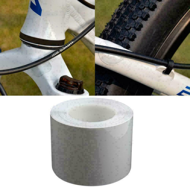 Bike Bicycle Frame Protector Clear Tape Film Free J8C2 D6S9 K2X9