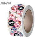 500Pcs Thank You Stickers Business  Wedding Gift Craft Box Envelope Labels SEAU