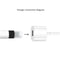 1M Pencil Charger Cable Adapter for iPad Pro 12.9, 10.5 inch, Male to Femal O7N8