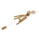 Large Wind Chimes Outdoor Deep Tone - Butterfly Wind Chimes with 6 Bamboo Tubes,