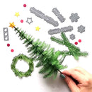 Metal Christmas Tree Wreath Cutting Dies Stencil Scrapbook Paper Craft Gifts  LJ