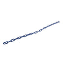 Durable 1.5M Metal Swing Chain Link Rope & 2pcs Snap Hook Swing Playset Blue