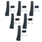 6Pcs Heavy PVC Duty Shrub Tree Ties Straps Adjustable Lock Support Bands Plants