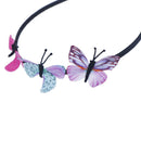 1pc girl hair band butterfly children BB hair colorful fairy princess hairbanME