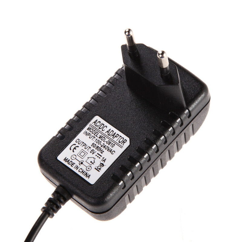 AC 100-240V Converter Adapter DC 5.5 x 2.5MM 6V 1A 1000mA Charger EU Plug