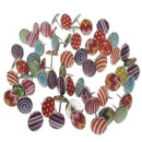 100Pcs creative fashion push pins decorative thumbtacks for wall maps BX
