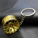Creative Wheel Keychain Automotive Car Key Ring Chain Wheels MO3C