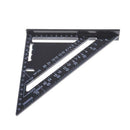 7inch Metric Triangle Measuring Ruler Square Angle Protractor Trammel Tools