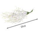 6x Artificial White Grass Plant Artificial Flowers for Wedding Christmas Deco JR