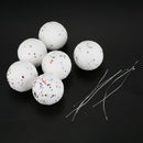 6PCS Christmas Snowball Balls Party Ornaments Xmas Tree Hanging Decoration  D6C4