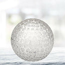60mm Glass Crystal Golf Ball Paperweight Decorative Ball Home Office Decor