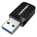 1300Mbps WiFi USB Adapter for PC, USB 3.0 WiFi Dongle, 5Ghz /2.4Ghz USB Wireless