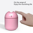 2 Modes Mist Spraying Air Humidifier Aroma Essential Oil Diffuser (Pink) A