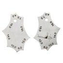2Pcs Welding Gauge Key Weld Surface Joint Inspection Measure Tools Pocket F T9J2