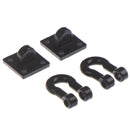 2Pcs/pair RC Car Metal Trailer Shackle Rescue Tow Hook for 1/10 RC Crawler JR