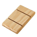 Wooden Home Bathroom Shower Soap Box Dish Plate Holder Drip Tray Case Conta