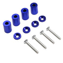 Alloy Hood Vent Spacer Riser Kits For All Turbo  Engine  Motor Swap  Blue
