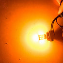 2X 1156 BA15S 2835 33-SMD Yellow LED Bulbs Car Turn Signal Lamp Brake LightsSEAU